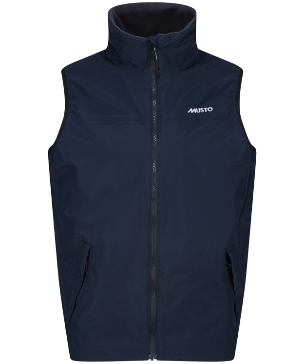 Men’s Musto Waterproof Polartec Fleece Lined Snug Vest - Navy / Cinder