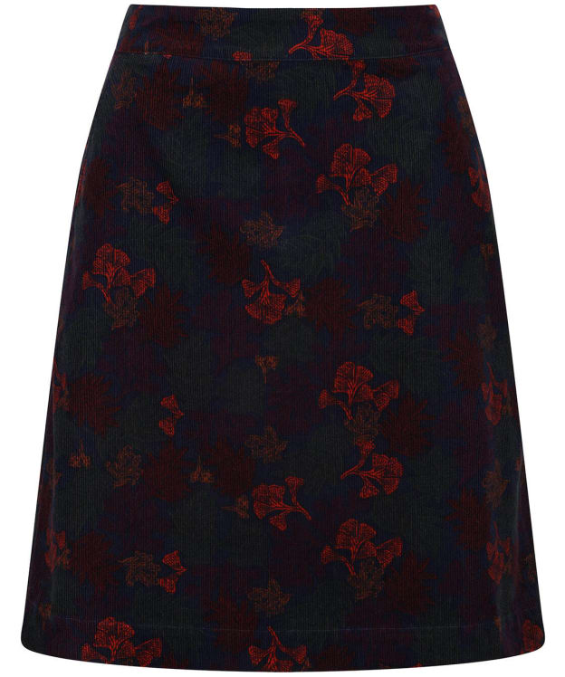 Women’s Seasalt Ferry Crossing Skirt - Lino Seaweed Magpie