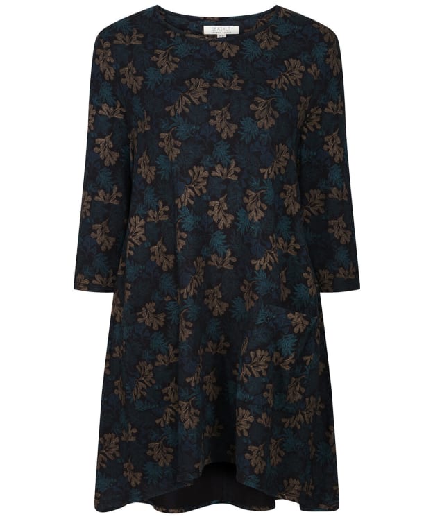 Women’s Seasalt Killiow Tunic - Lino Seaweed Onyx Atlantic
