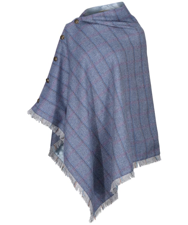 Women's Dubarry Hazelwood Teflon® Tweed Poncho - Denim Haze