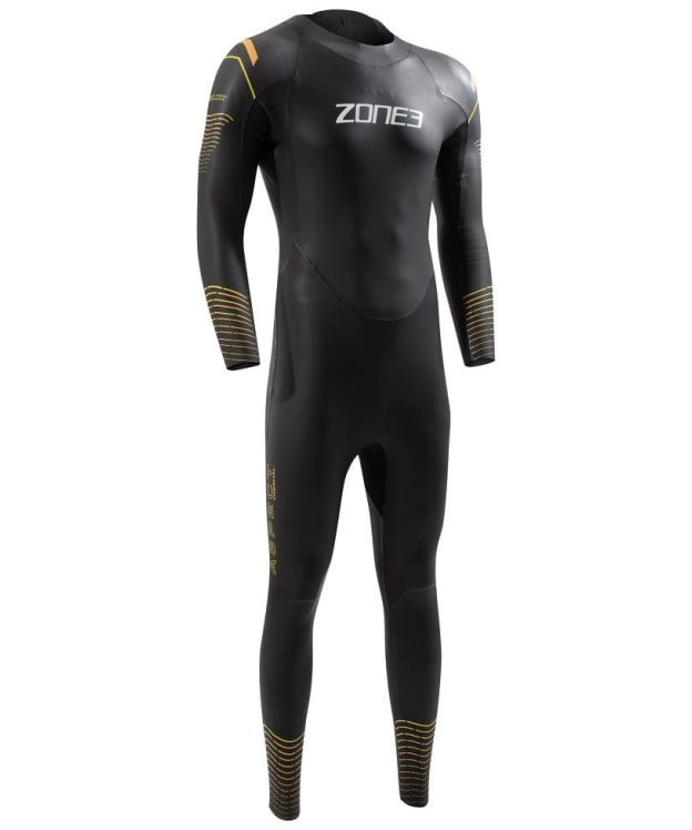 Men’s Zone3 Thermal Aspect ‘Breaststroke’ Wetsuit - Black / Orange
