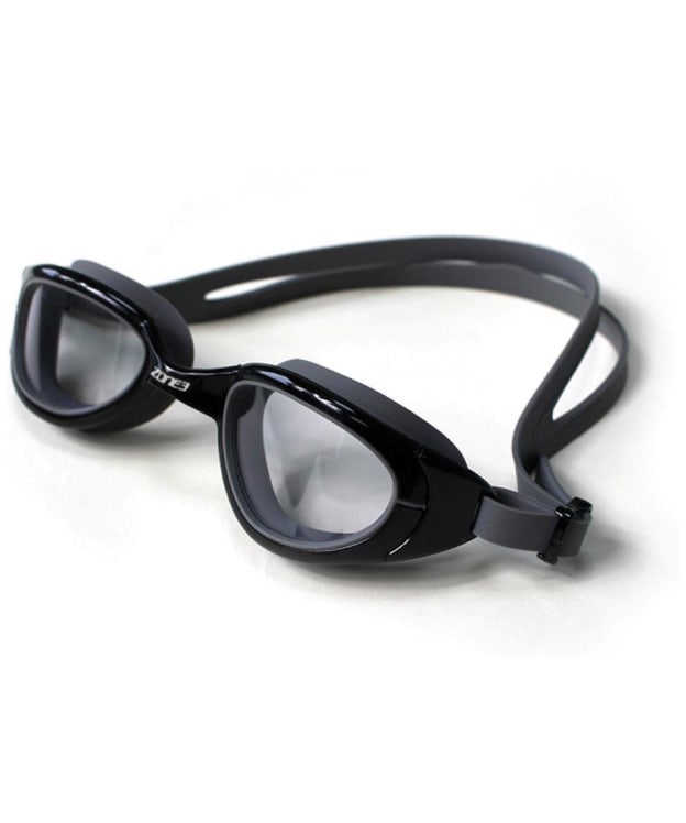 Zone3 Attack Curved Lens Goggles - Black / Grey
