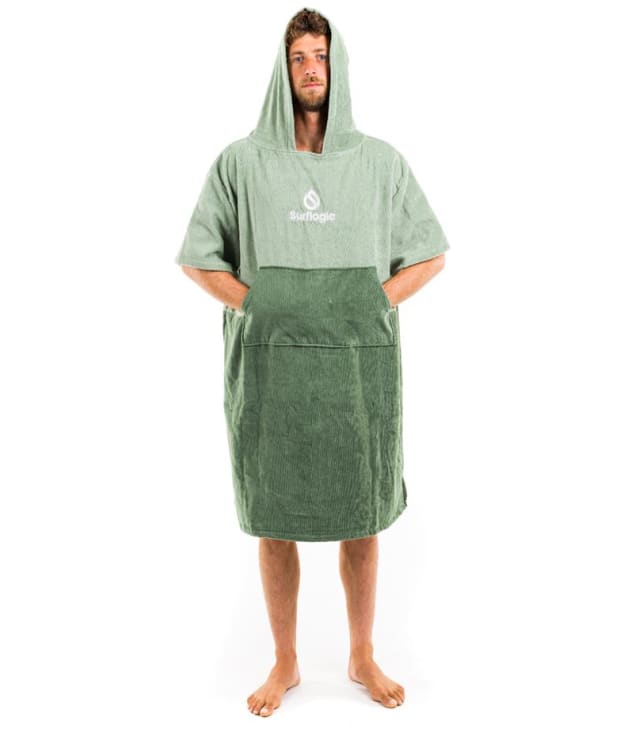 Surflogic Cotton Changing Poncho - Green / Olive