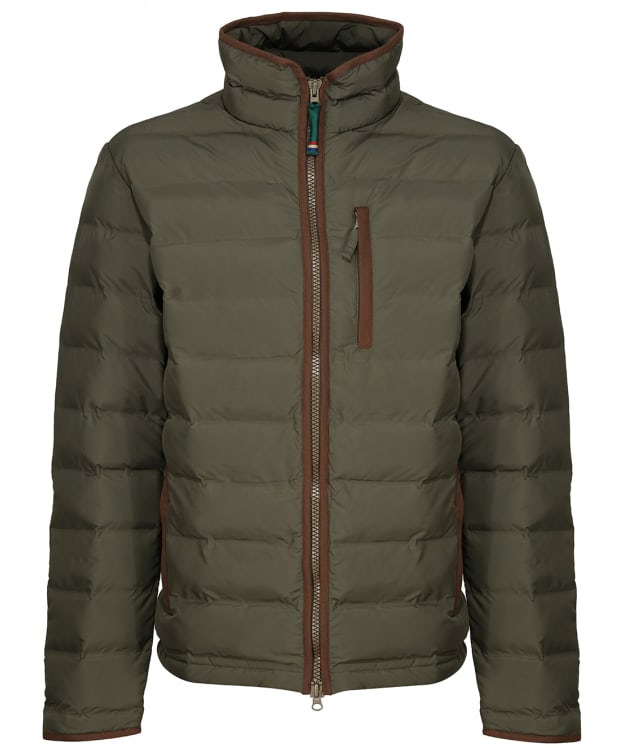 Men's Alan Paine Calsall Water Repellent Quilted Jacket - Olive
