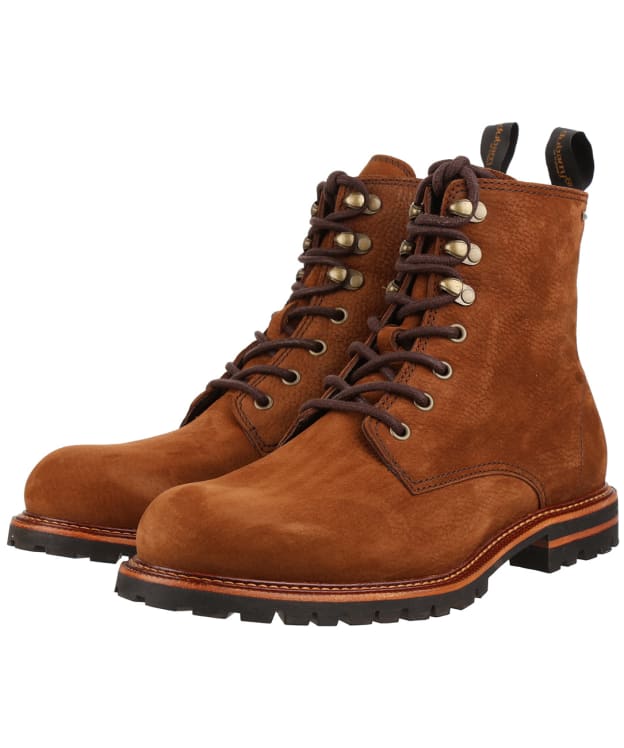 Men’s Dubarry Laois Waterproof Leather Ankle Boots - Walnut