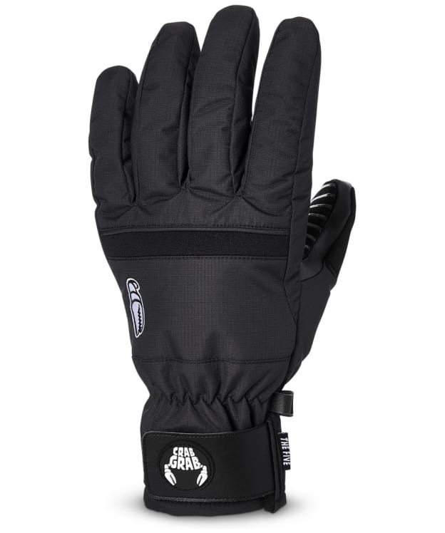 Crab Grab PrimaLoft® Ski/Snowboard Five Gloves - Black