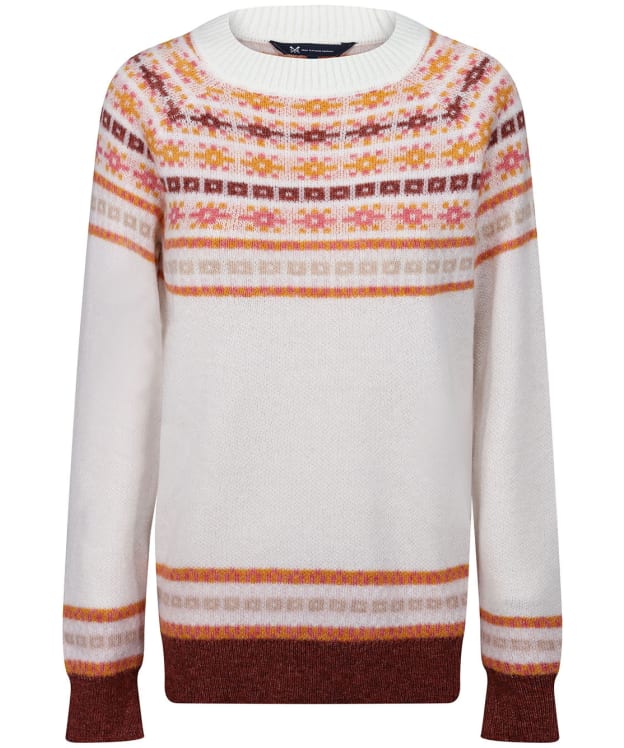 Women’s Crew Clothing Ida Jumper - White / Pink