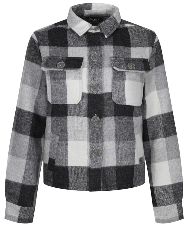 Women’s Ariat Ashford Shirt Jacket - Grey Plaid