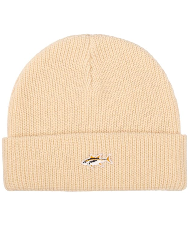 Salty Crew Fishsticks Knitted Turn-Up Beanie - Stone