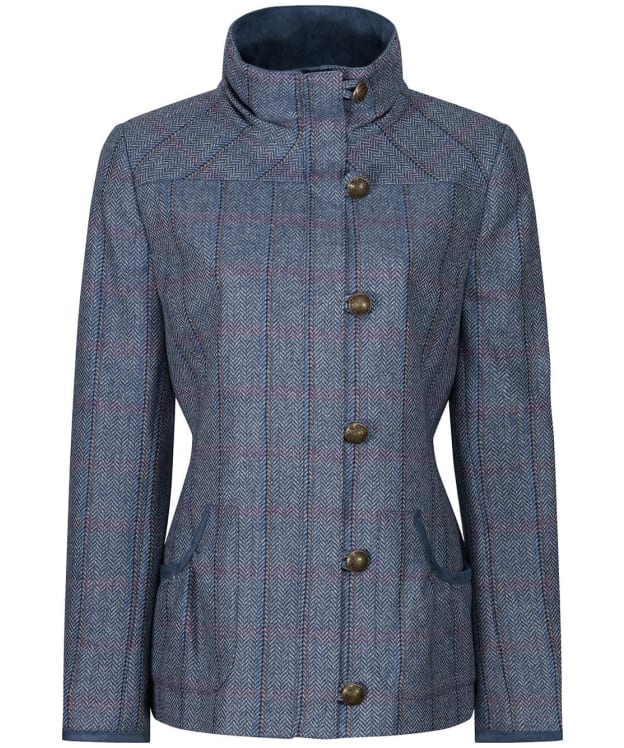Women's Dubarry Bracken Water-Repellent Tweed Jacket - Denim Haze