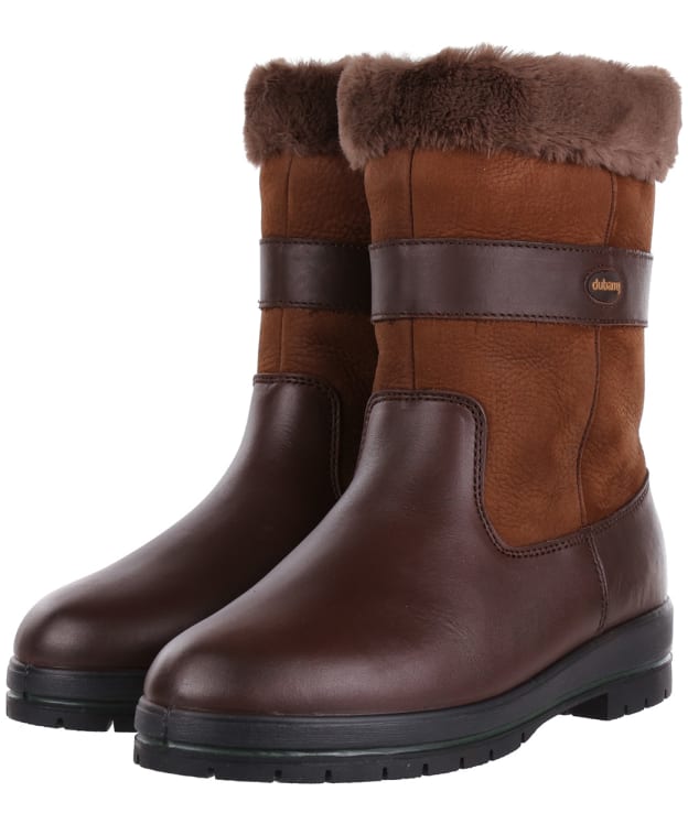 Women's Dubarry Foxrock Mid-Calf Waterproof Boots - Walnut