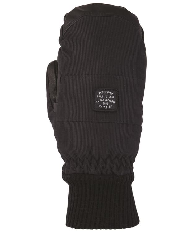 Men's POW Water Repellent Brier Insulated Snow Mitt - Black