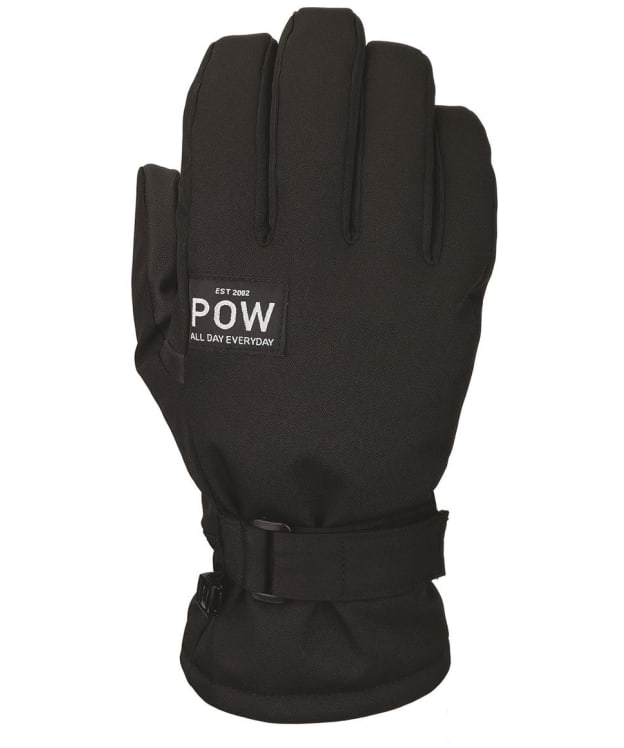 POW Adjustable Waterproof XG MID Insulated Snow Glove - Black