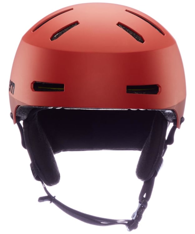 Bern Macon 2.0 MIPS Skate Inspired Hard Shell Lid Multi Sport Helmet - Matte Cranberry