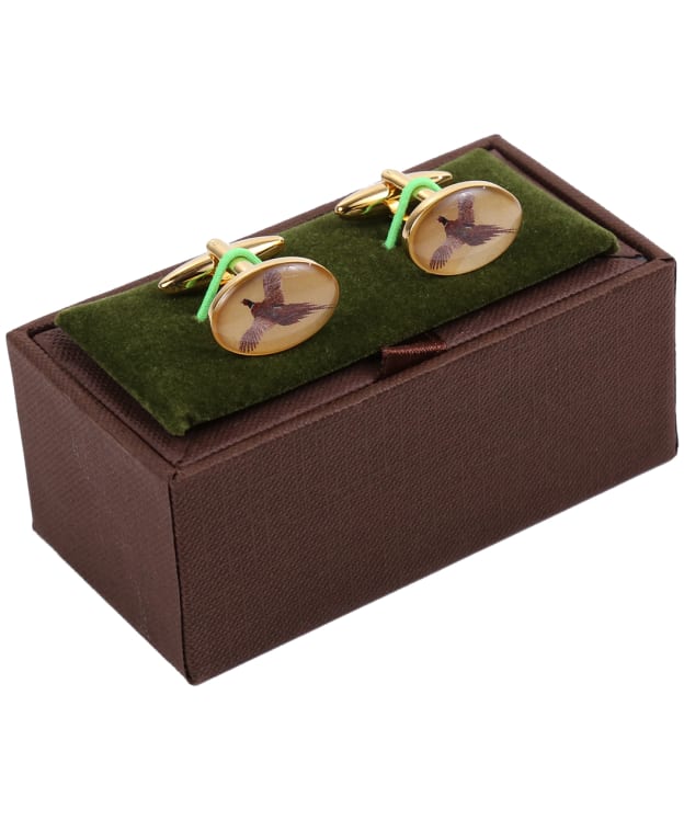 Men's Soprano Flying Pheasant Cufflnks - Flying Pheasant