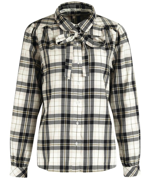 Women's Barbour Devon Shirt - Cloud / Navy Check