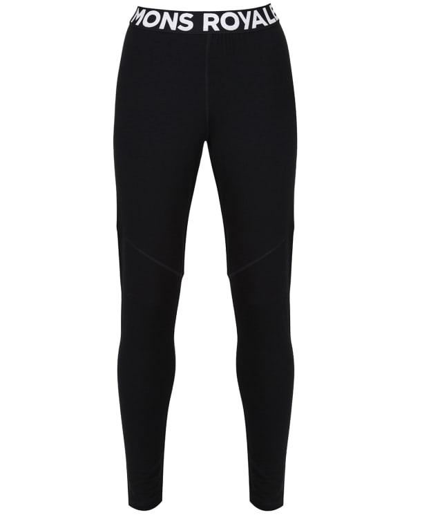 Women’s Mons Royale Cascade Merino Flex 200 Leggings - Black