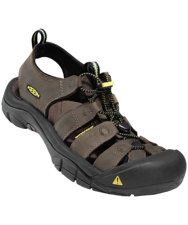Men's KEEN Newport Waterproof Leather Sandals - Bison