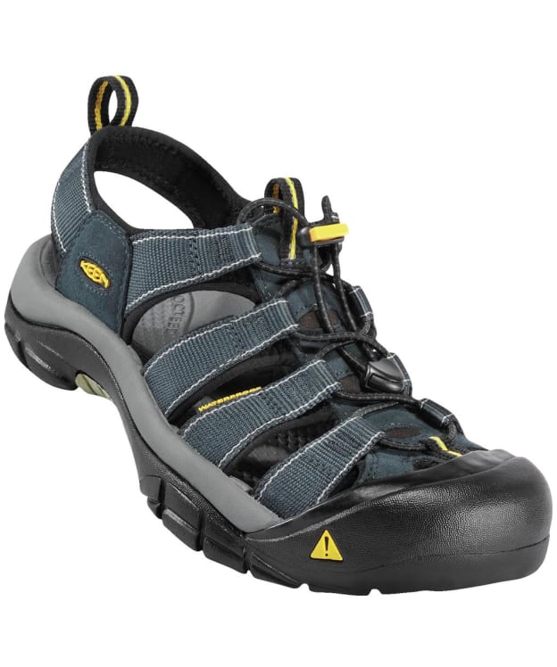 Men's KEEN Newport H2 Waterproof Leather Sandals - Navy / Medium Grey