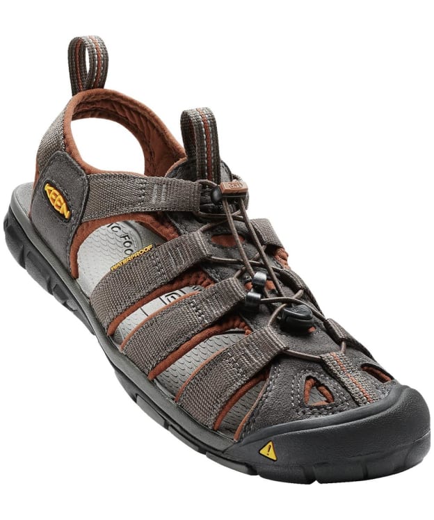 Men's KEEN Clearwater CNX Waterproof Sandals - Raven / Tortoise Shell