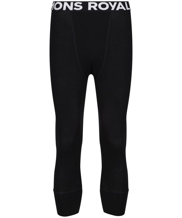Men’s Mons Royale Cascade Merino Flex 200 3/4 Leggings - Black