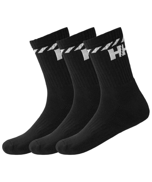 Helly Hansen Cotton Sport Sock 3 Pack - Black