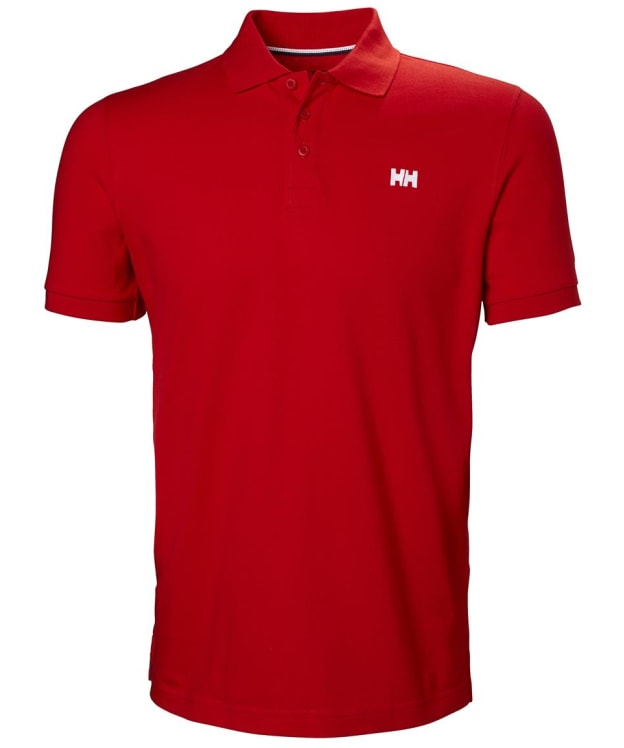 Men’s Helly Hansen Transat Short Sleeved Polo Shirt - Alert Red