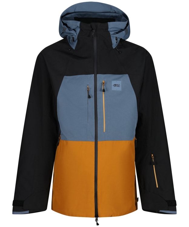Men’s Picture Lined Waterproof Hooded Track Jacket - Camel