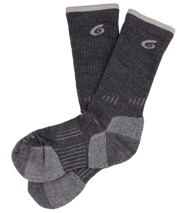 Men's Point6 Hiking Essential Light Crew Socks - Grey