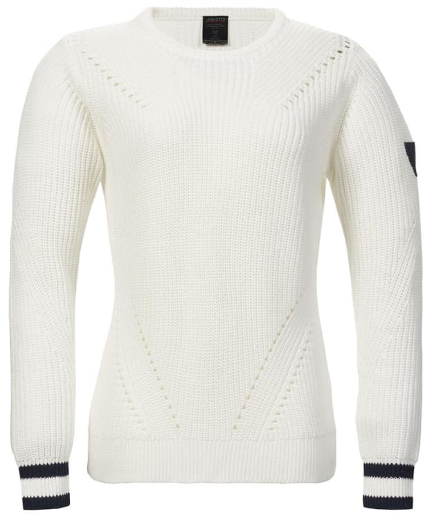 Women’s Musto Marina Cotton Knit Jumper - Antique Sail White