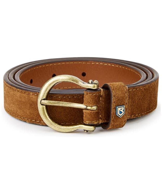Women’s Dubarry Archway Suede Belt - Camel