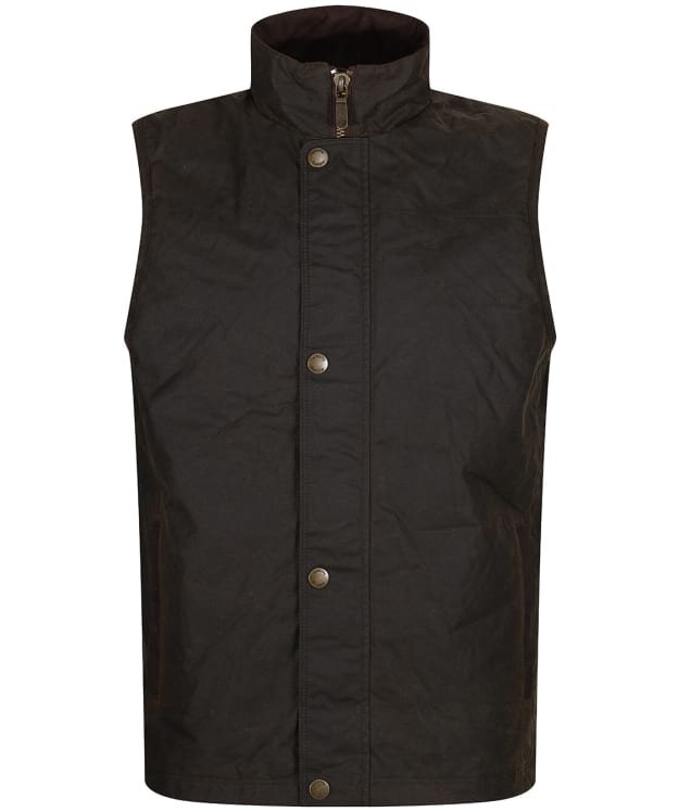 Men's Dubarry Mayfly Wax Cotton Gilet - Olive