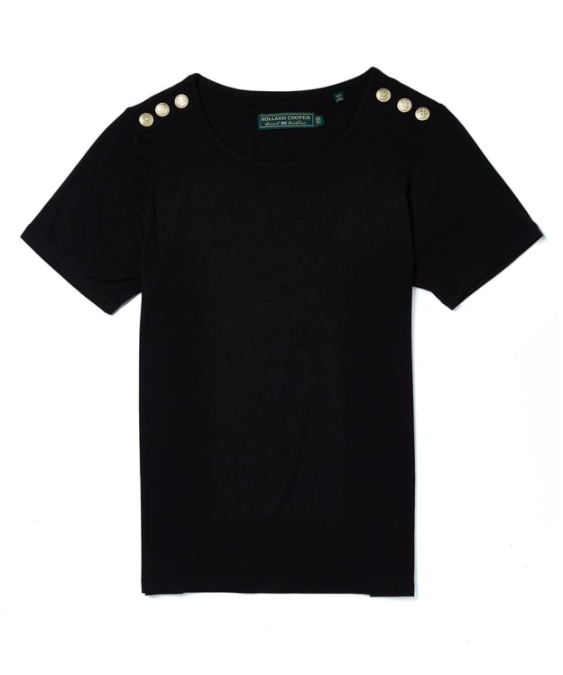 Women's Holland Cooper Relax Fit Crew Neck T-Shirt - Black