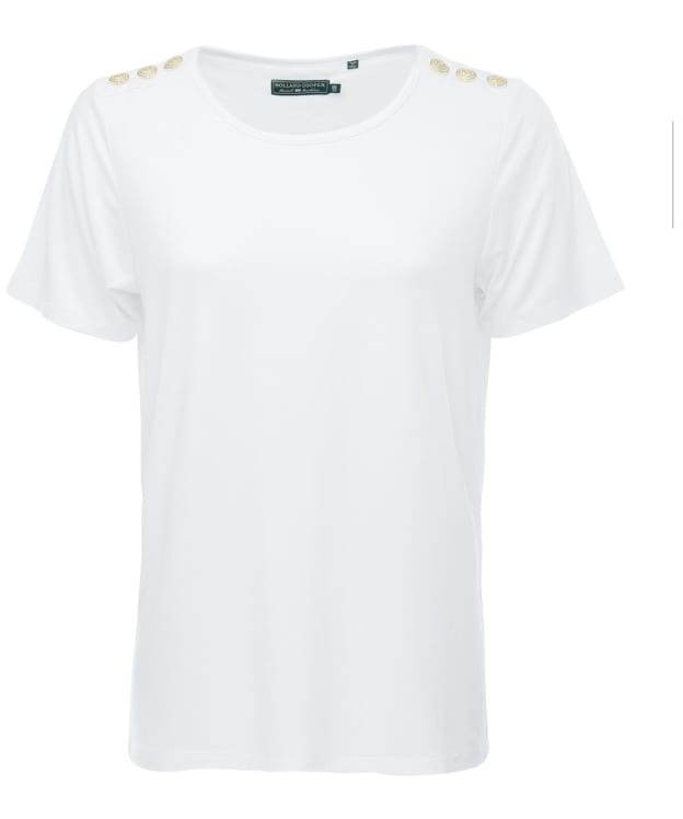 Women's Holland Cooper Relax Fit Crew Neck T-Shirt - White