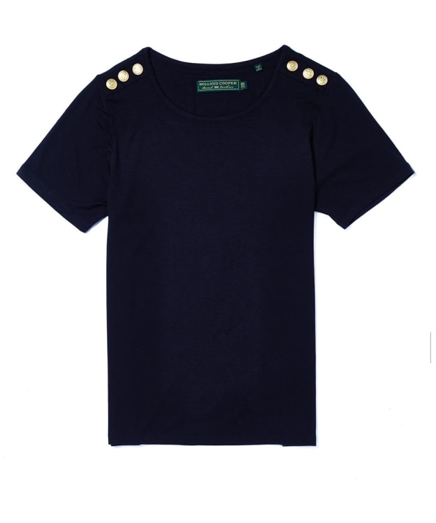 Women's Holland Cooper Relax Fit Crew Neck T-Shirt - Navy