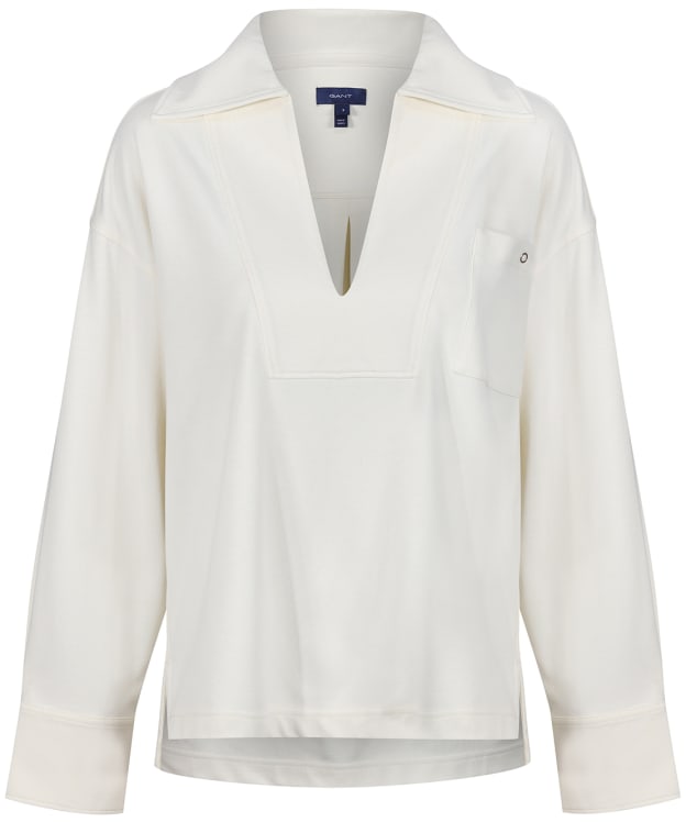 Women's GANT D2. Sailor Rugger Sweat - Cream