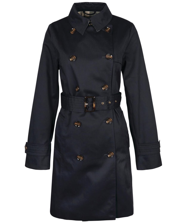 Women's Barbour Short Greta Showerproof Jacket - Dark Navy / Ancient