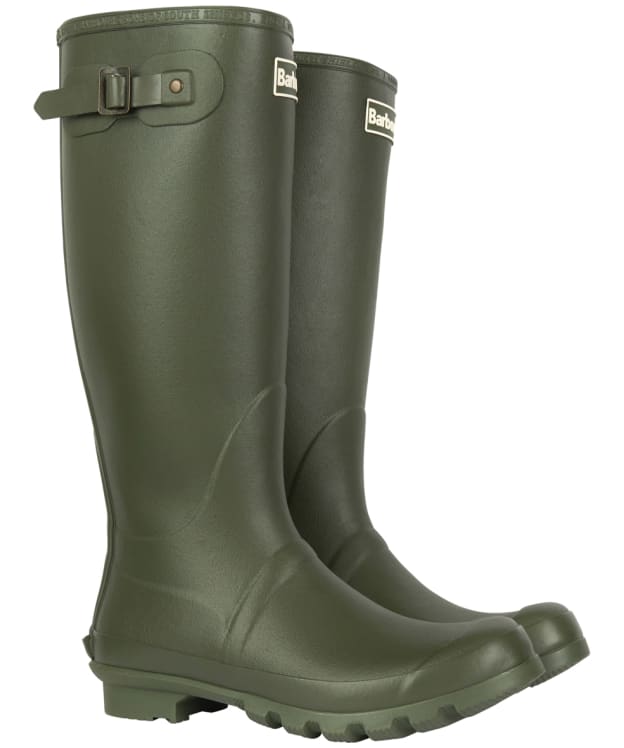 Men's Barbour Bede Tall Wellingtons - Olive