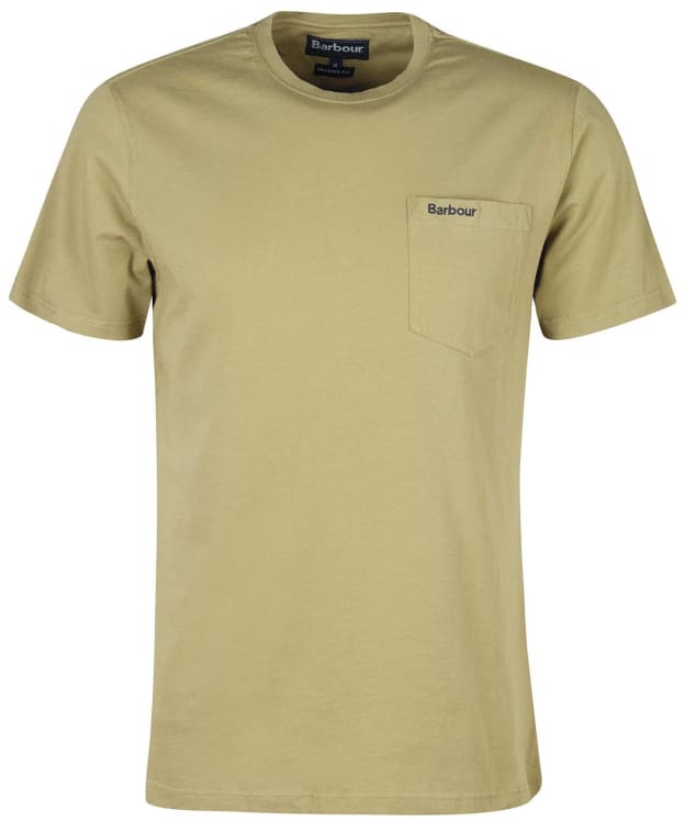 Men's Barbour Langdon Pocket T-Shirt - Bleached Olive