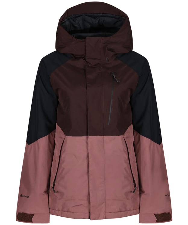 Women's Volcom Aris Gore-Tex 2-Layer Snow Jacket - Black Plum
