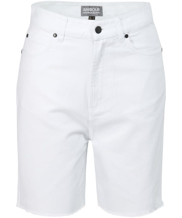 Women's Barbour International Galica Short - White