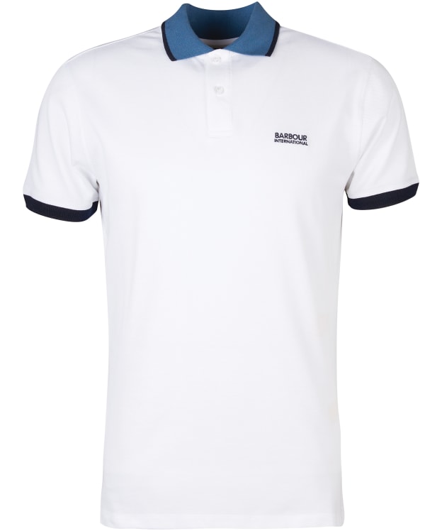 Men's Barbour International Howall Polo Shirt - White