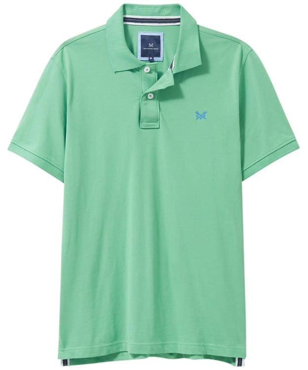 Men's Crew Clothing Classic Pique Polo Shirt - Green Space