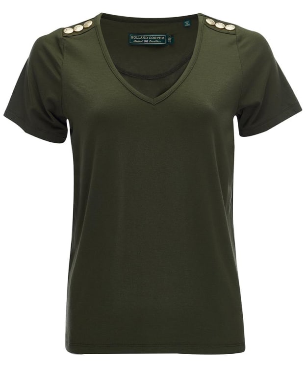 Women’s Holland Cooper V-Neck Relaxed T-Shirt - Khaki