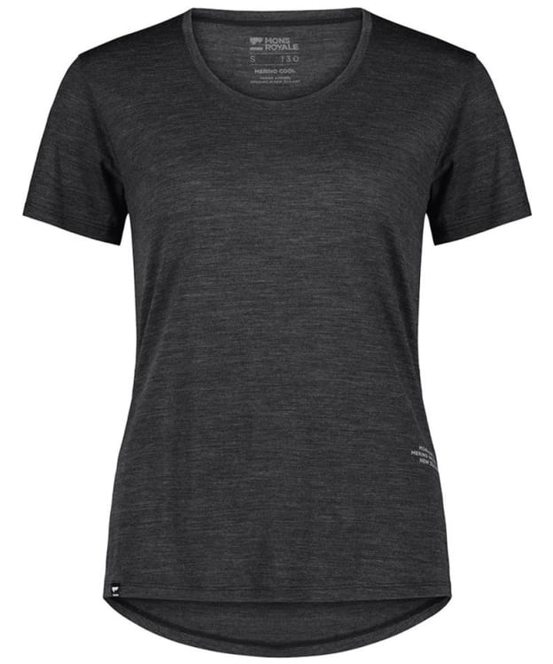 Women's Mons Royale Zephyr Merino Cool Short Sleeve T-Shirt - Smoke