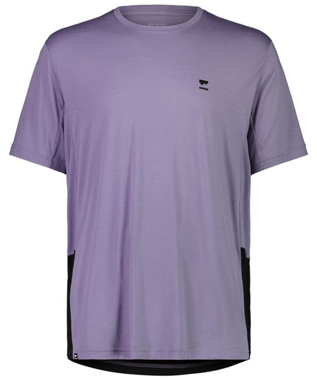 Men's Mons Royale Tarn Breathable Merino Shift T-Shirt - Thistle / Black