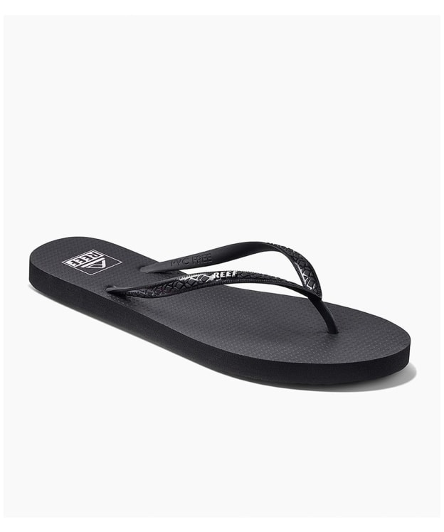 Women’s Reef Seaside Water Friendly Flip Flops - Black / White