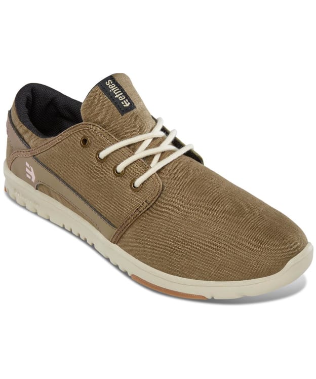 Men's Etnies Scout Breathable Skate Shoes - Olive / Tan / Gum