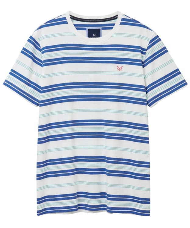 Men’s Crew Clothing Stripe T-shirt - Blue Stripe
