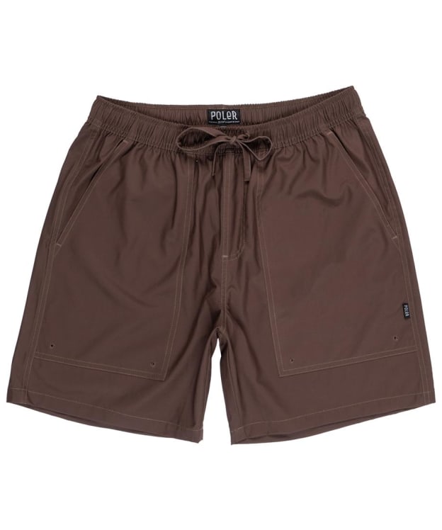Men's Poler Elasticated Waist Adventure Shorts - Dirt